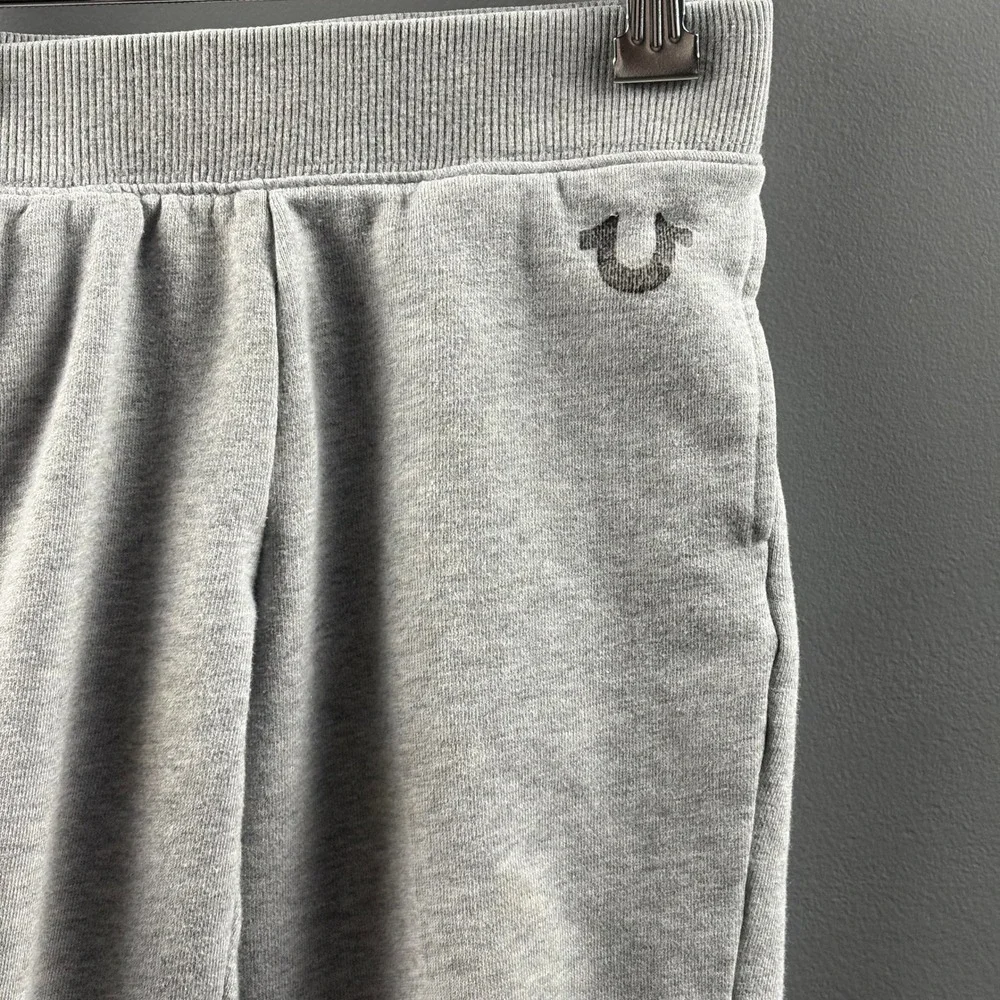 True Religion Kids 4‎ Sweatpants Joggers Gray Mesh Side Logo Sporty Adventurer